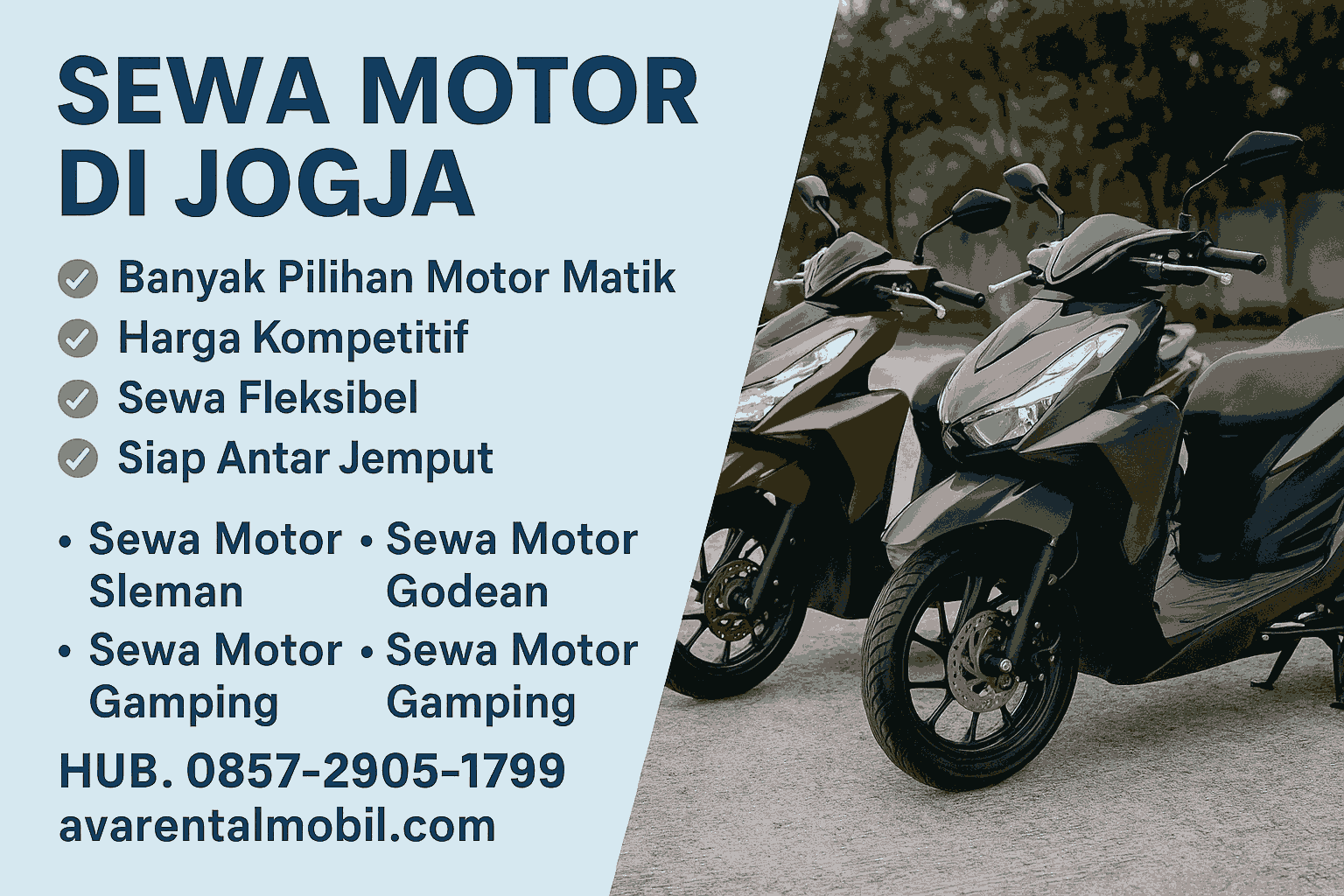 Sewa Motor di Jogja